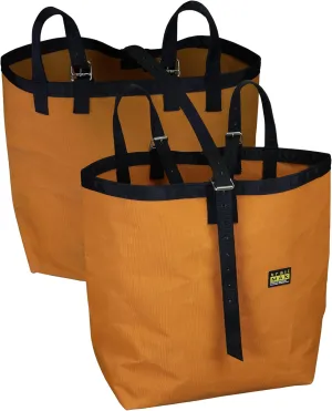TrailMax Iron Cloth Pack Bags, Utah Pack Bags for Easy Horse and Mule Packing, Heavy Duty Iron Cloth with Nylon Straps and Reinforcement, Sold in Pair