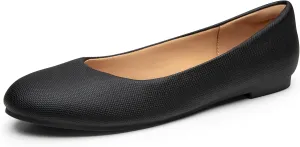 Trary Flats for Women Dressy Comfortable, Ballet Flat,Black Nude Flats Shoes