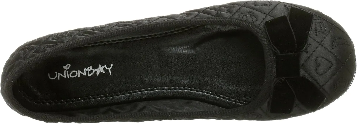 UNIONBAY Little Kid/Big Kid Pleasure-g Quilted Ballet Flat