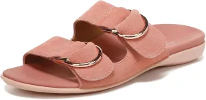 Vionic Women's Mirage Corlee Casual Slip On Slide Sandals- Supportive Ladies Sandals That Include Three-Zone Comfort with Orthotic Insole Arch Support, Sandals for Women