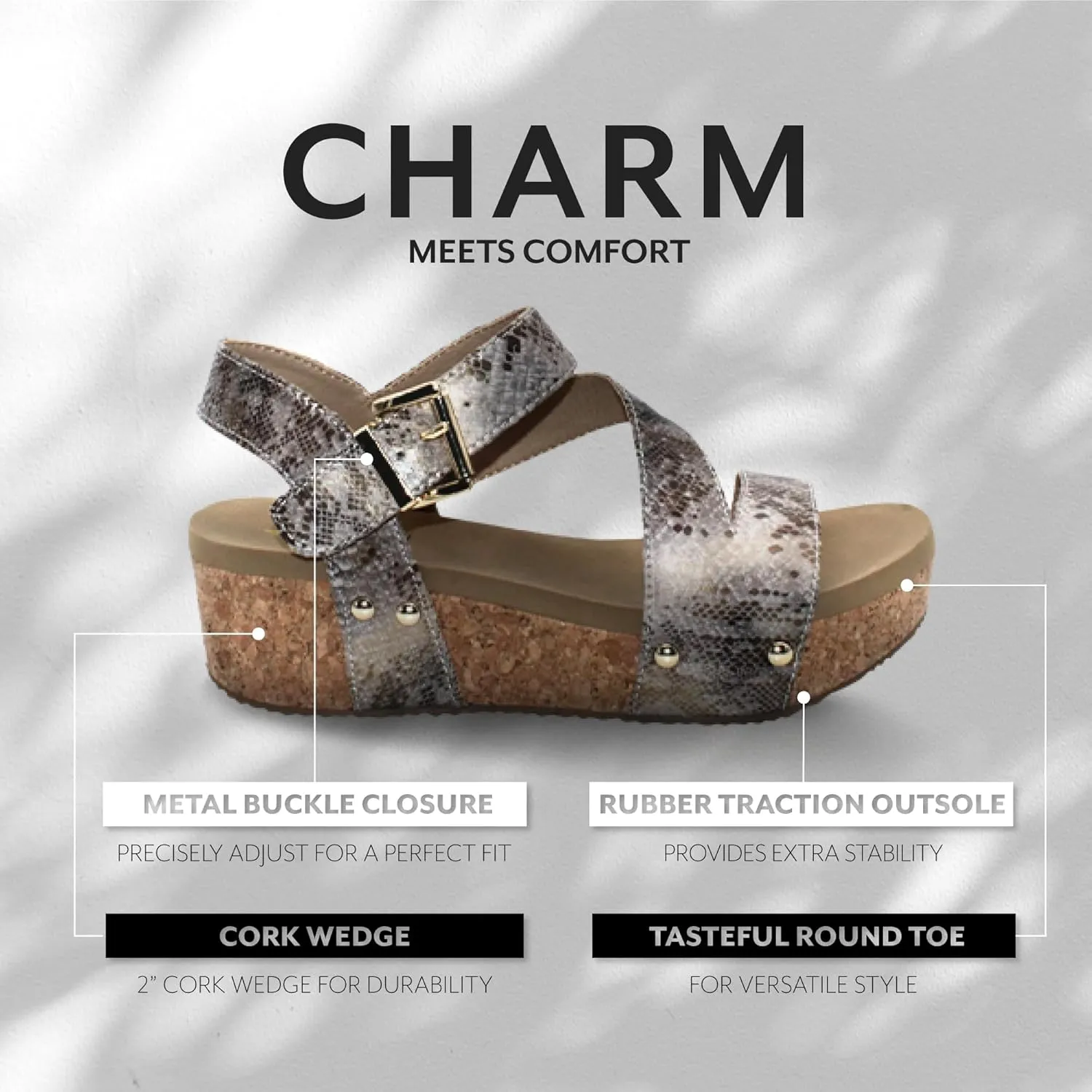 VOLATILE Women's Biloxi Wedge Sandal