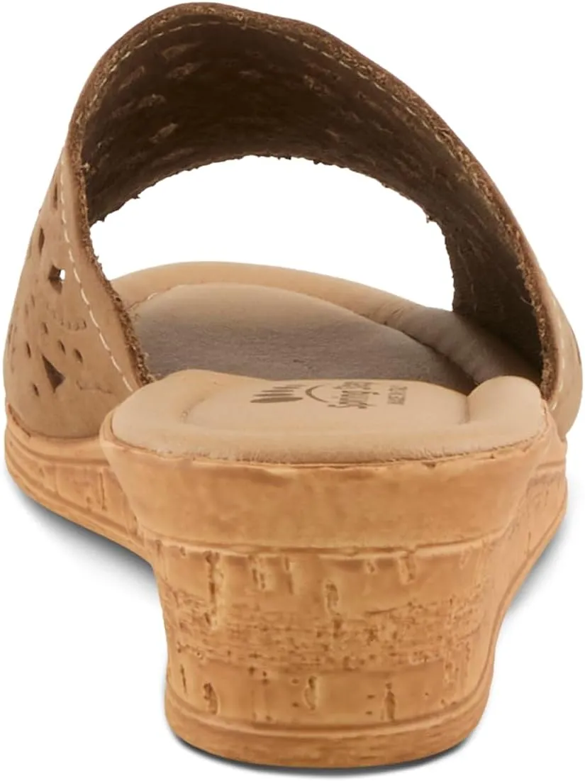 Women's Spring Step ESTELLA Fashion Wedge Slide Sandals
