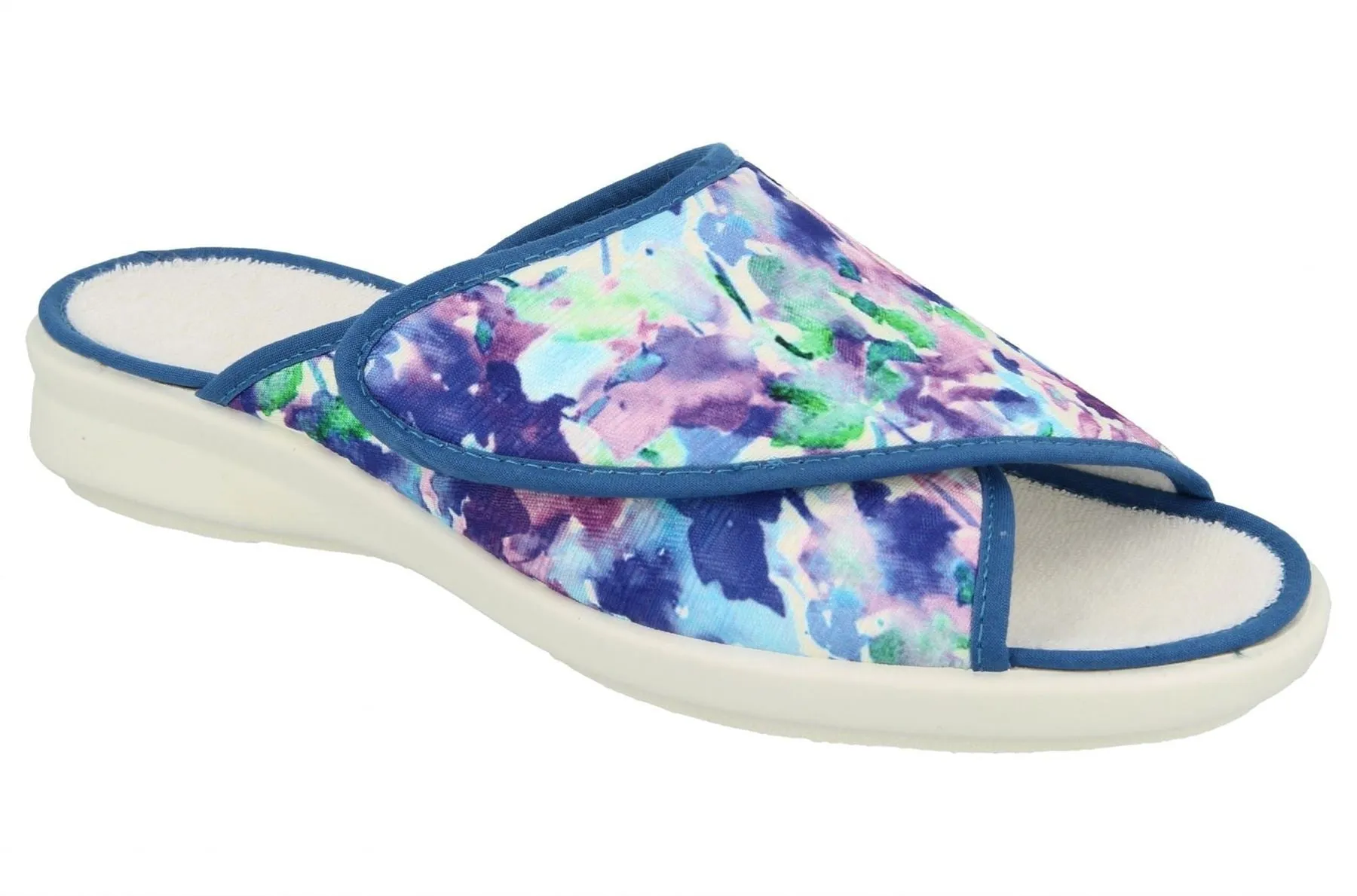 Womens Wide Fit DB Swallow Slippers