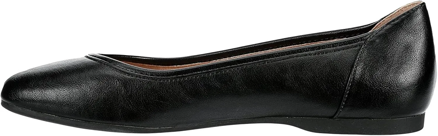 XAPPEAL Danica - Women's Classic Round Toe Faux Leather Ballet Flats