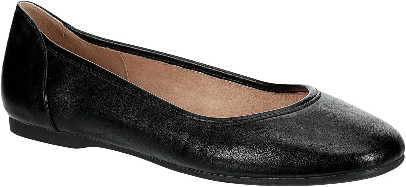XAPPEAL Danica - Women's Classic Round Toe Faux Leather Ballet Flats