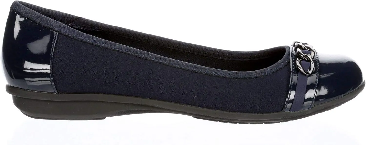 XAPPEAL Faye - Women's Slip-on Round Toe Accented Dress Ballet Flats